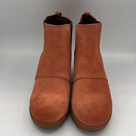NWT Sorel Joan Of Artic Il Orange Suede Leather
Wedge Chelsea Boot 9.5 - Picture 3 of 11